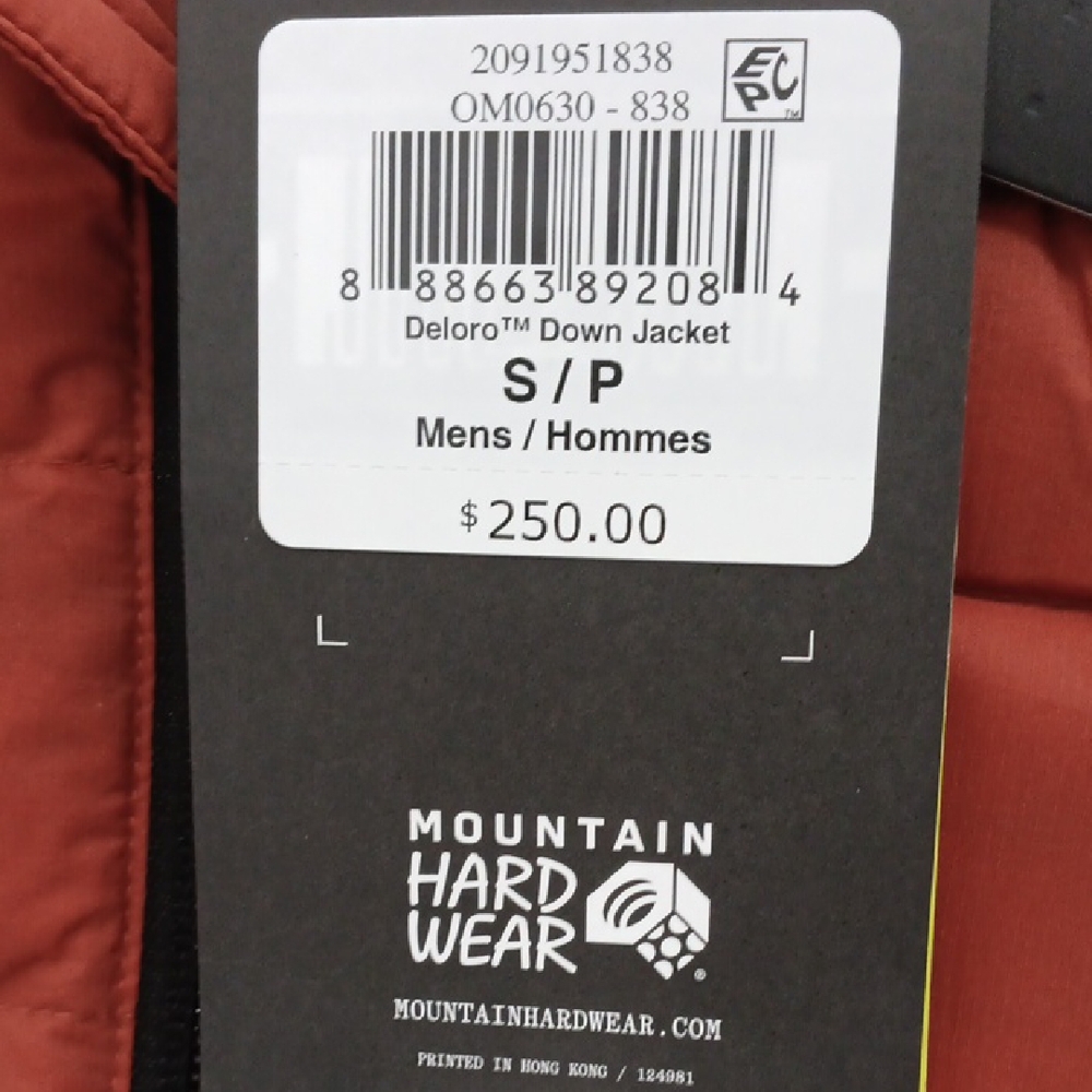 Mountain Hardwear Men's Deloro Down Jacket - Deep Orange